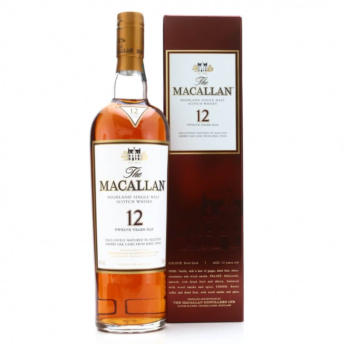Macallan 12 Sherry Oak (Old Packaging): En Whiskyklassiker med Sjæl