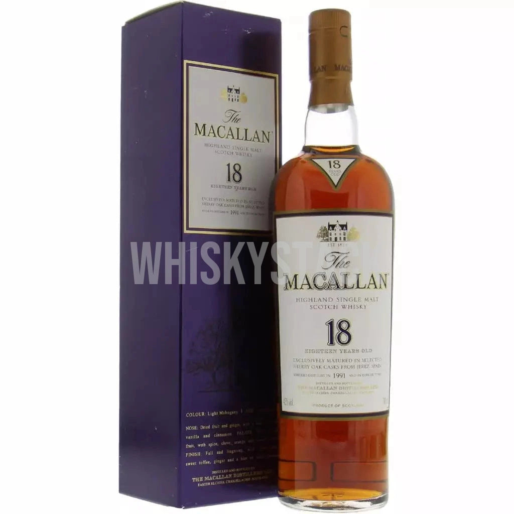 Macallan 18 år gammal - Sherry Oak - 1991