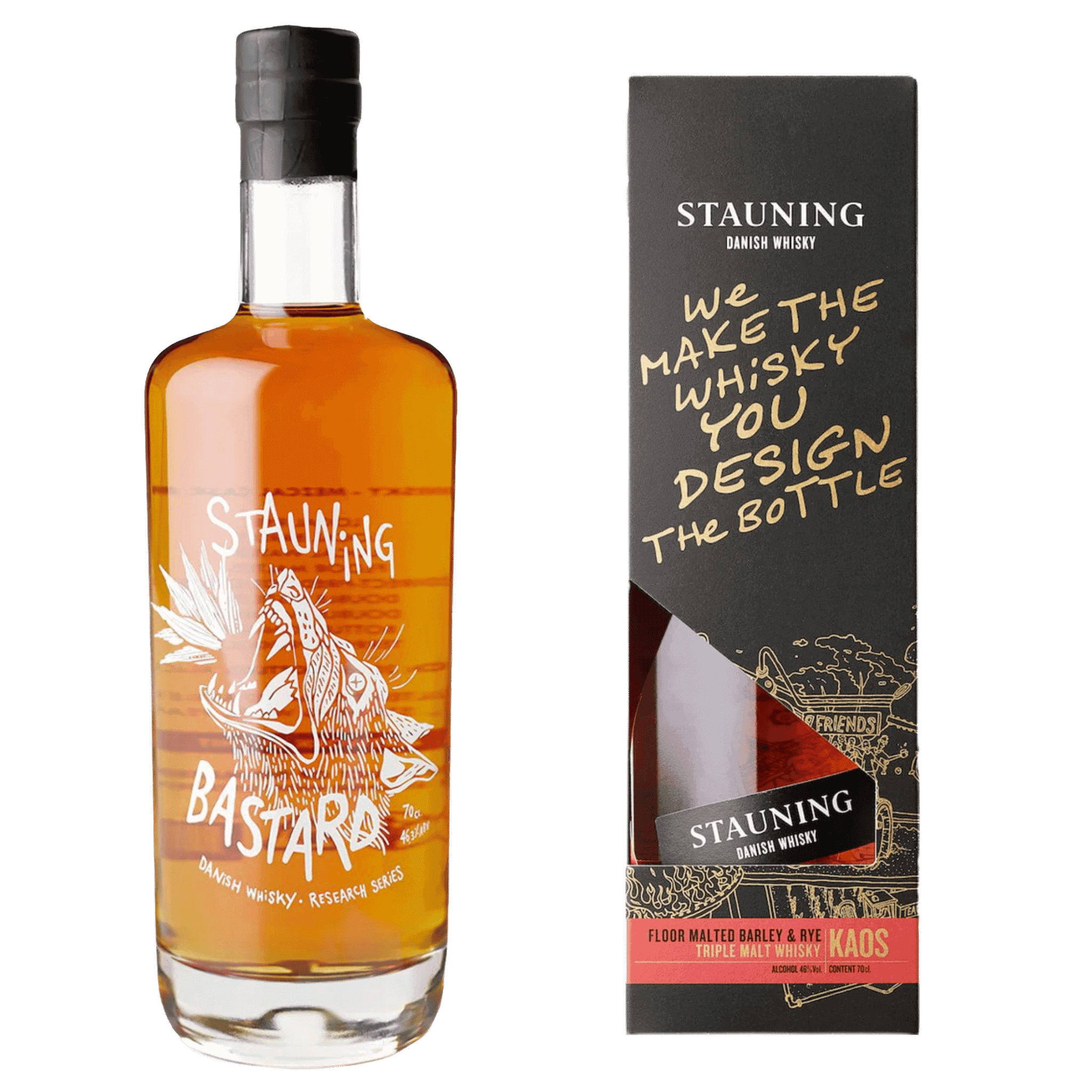 Stauning Kaos Design Your Edition og Stuning Bastard Mezcal Finish