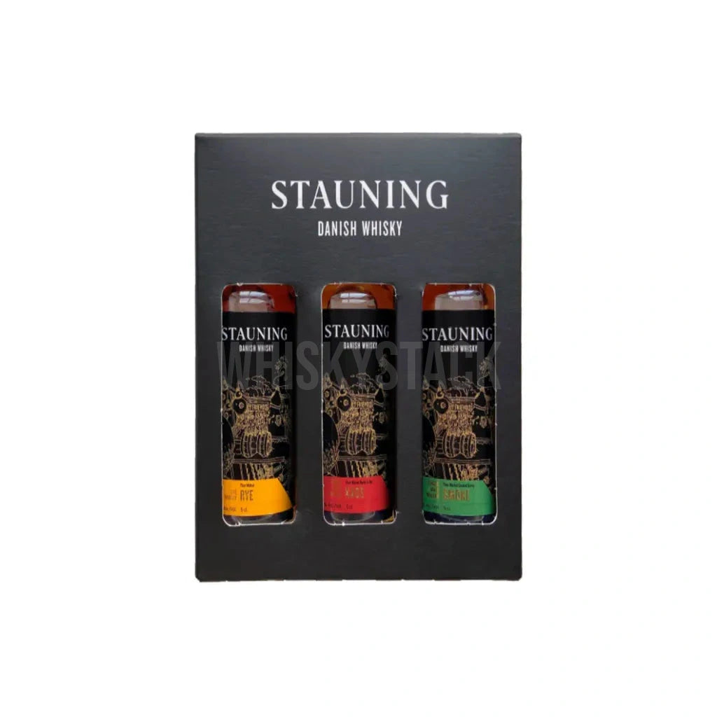 Oplev Stauning Whiskys Essens med 3x5cl Smagesæt