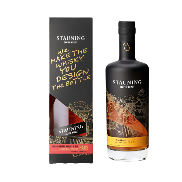 Stauning KAOS Design Edition & Stauning Rye Flasker