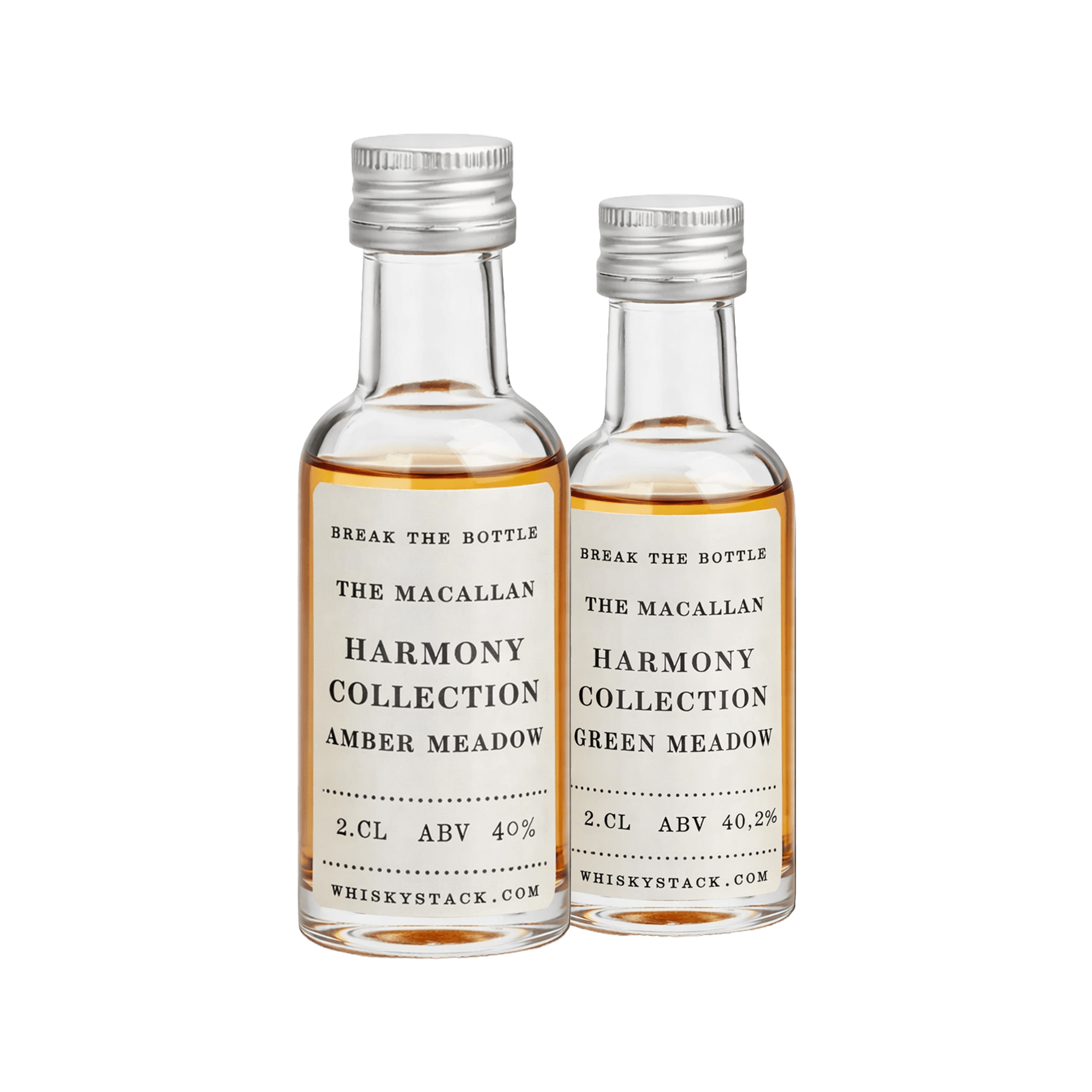 Macallan Harmony Meadow Duo – Smagesæt Amber Meadow og Green Meadow (2 × 2 cl) Box