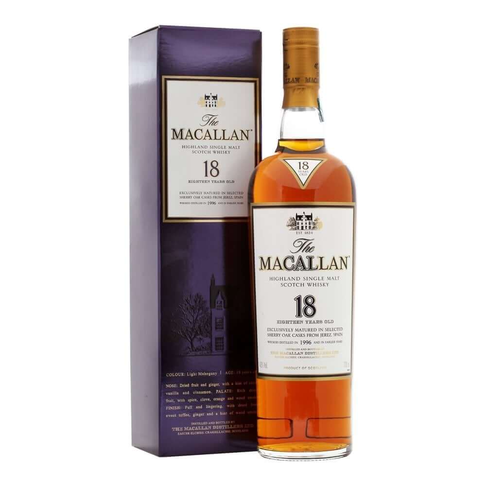 Macallan 18 Years Old Sherry Oak - 1996
