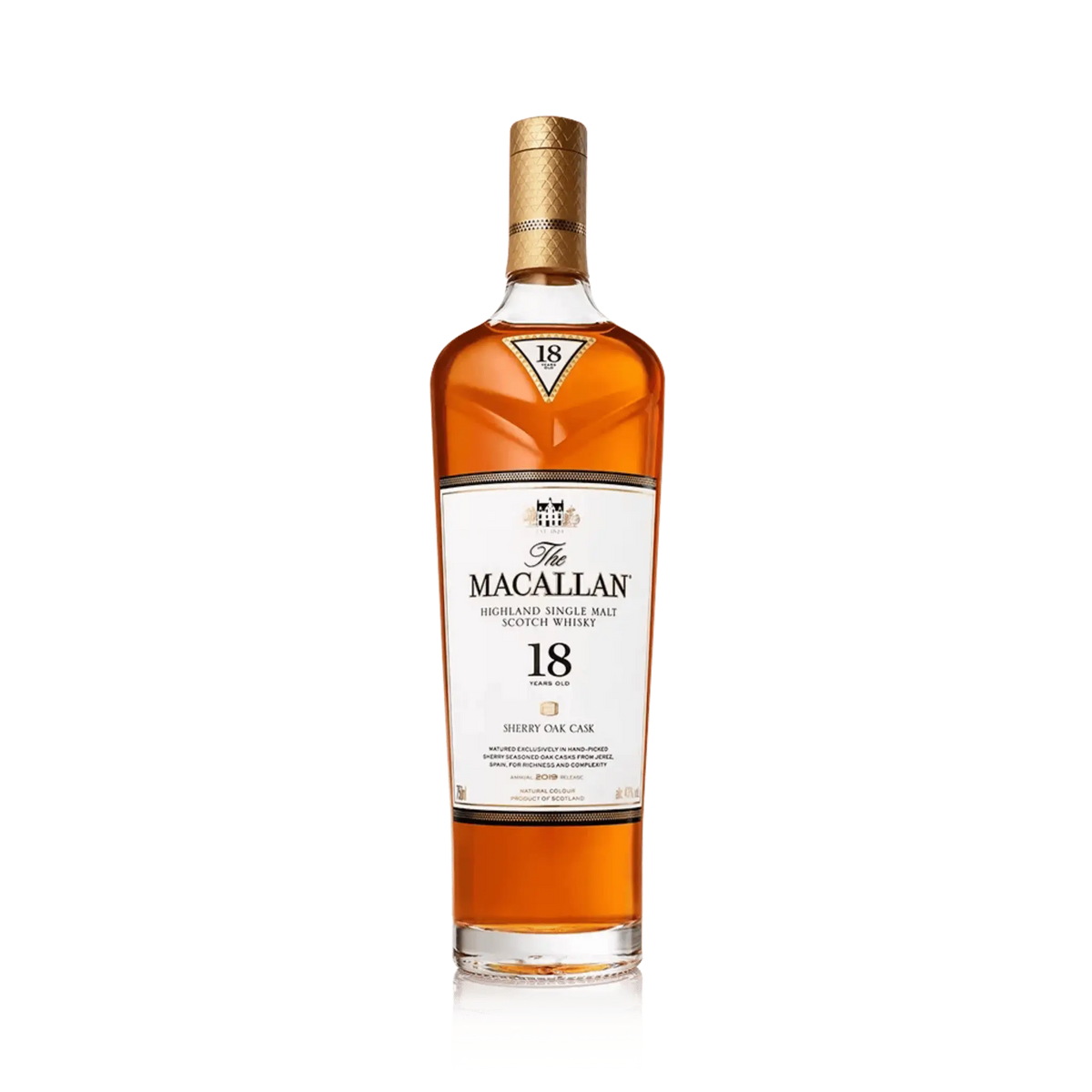 Macallan 18 Years Old Sherry Oak 2019 Flaske