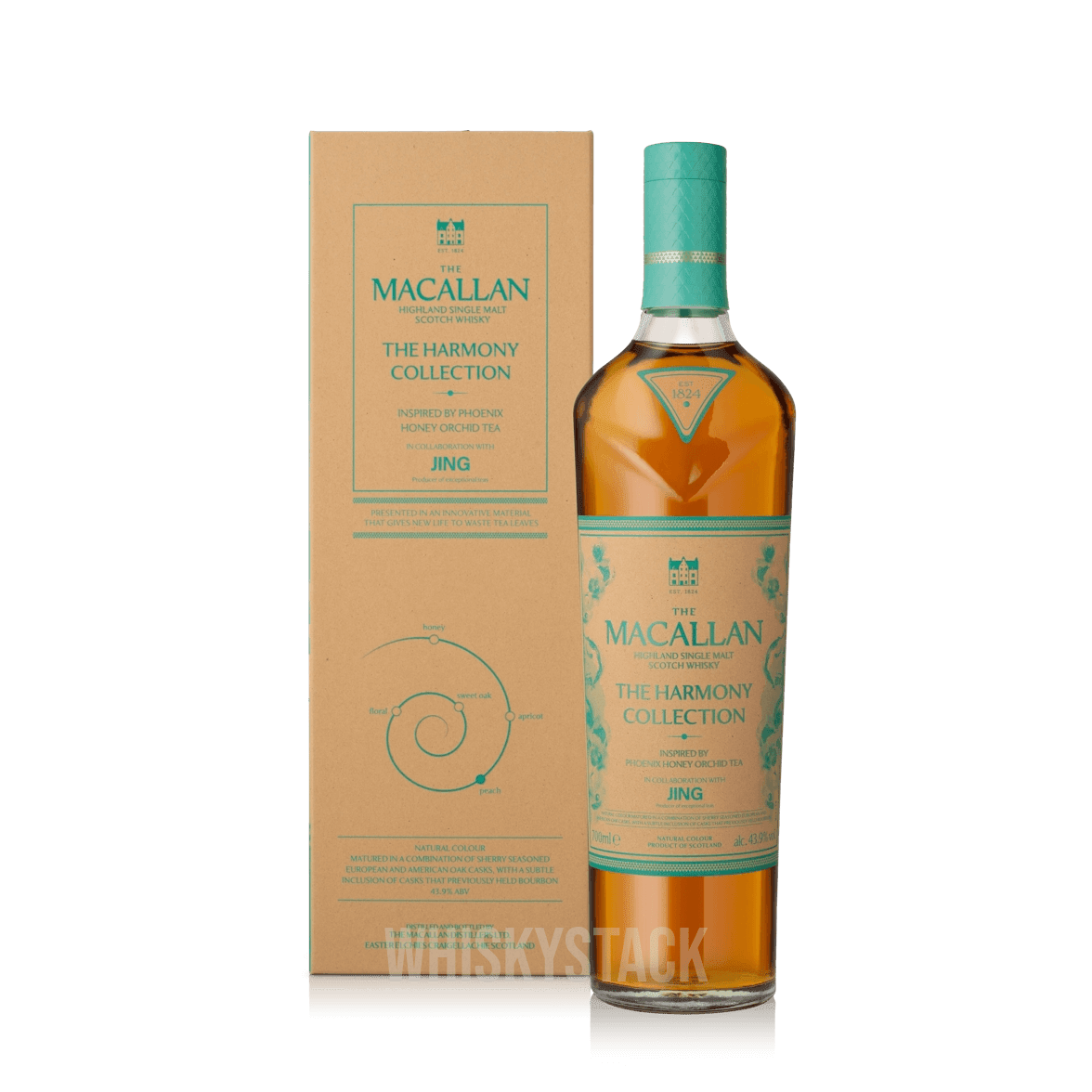 Macallan Harmony Collection – Jing Tea Edition Flaske og Boks