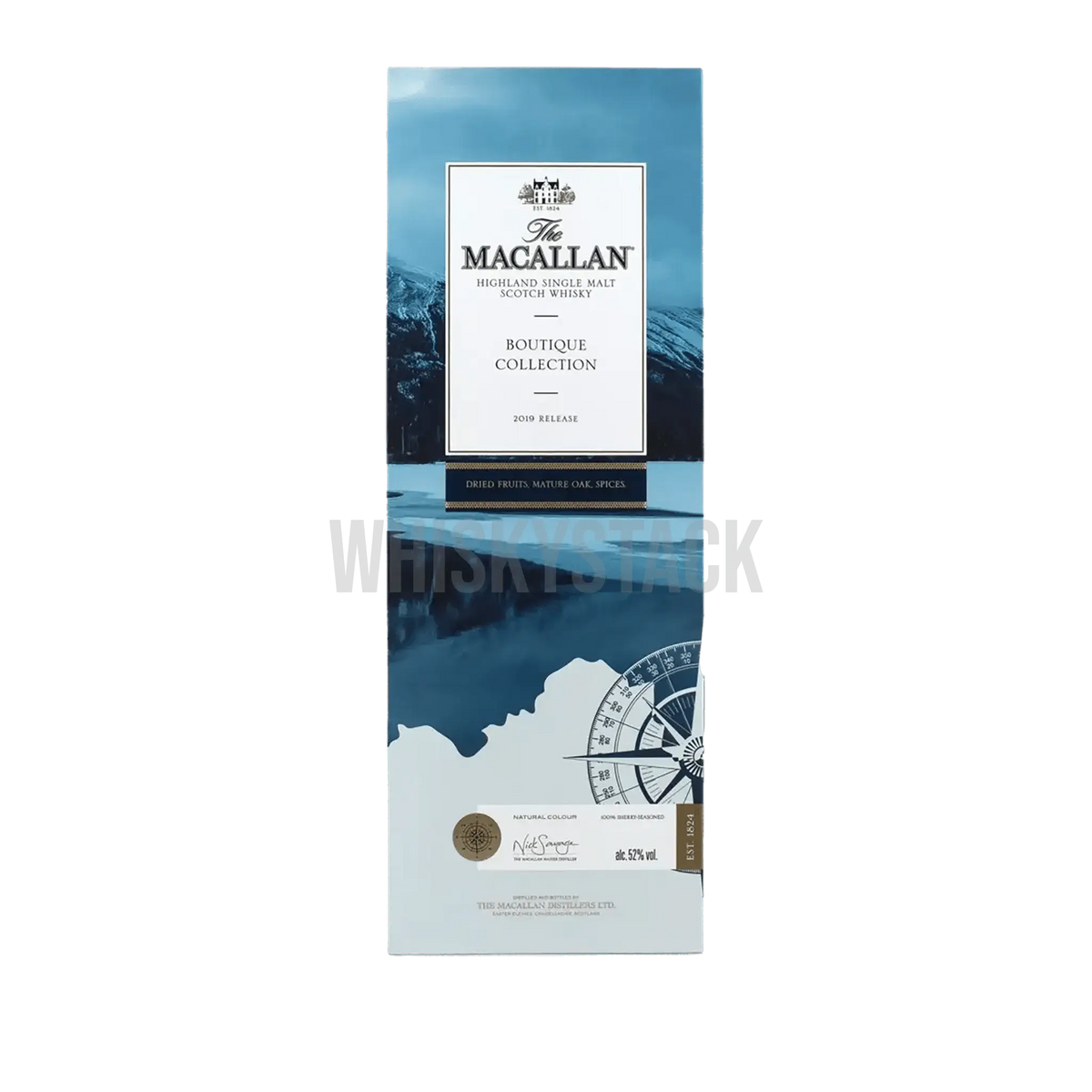 Macallan Boutique Collection 2020-boks – stilfuldt design, der fremhæver whiskyens luksuriøse karakter.