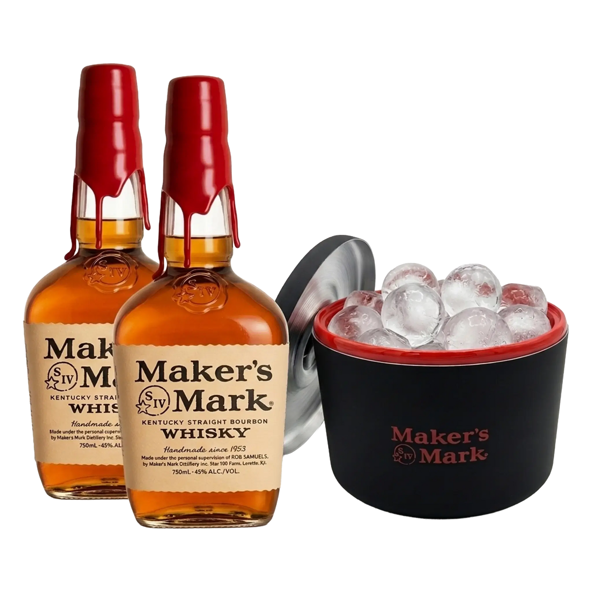 2 fl. Maker's Mark Bourbon Whisky + GRATIS Maker's Mark Isspand