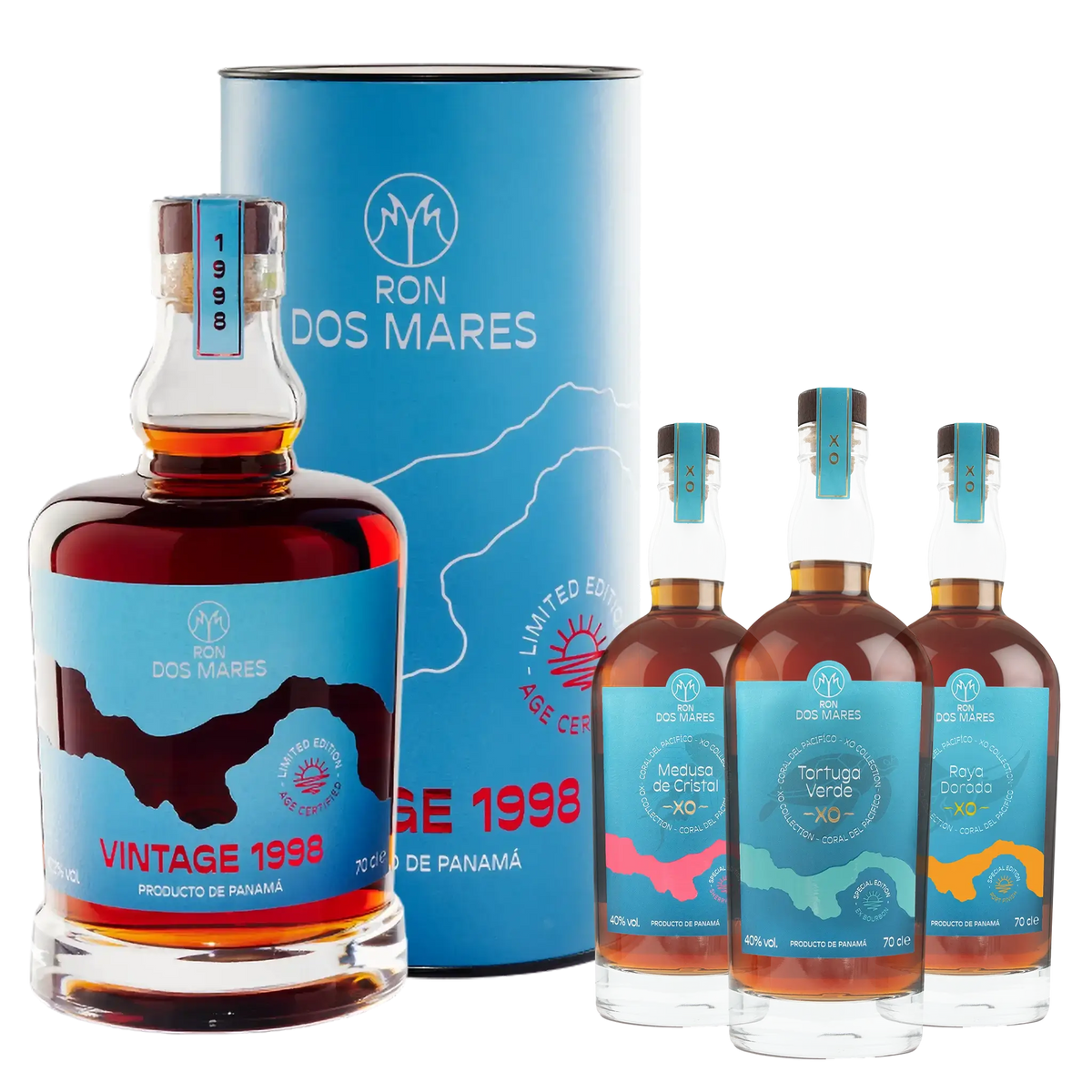 Ron Dos Mares 1998 Vintage Limited Edition 26 år + GRATIS XO (Valfri)