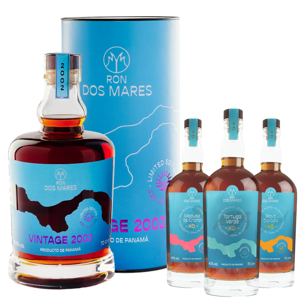 Ron Dos Mares 2002 Vintage Limited Edition 22 år + GRATIS XO (Valfri)