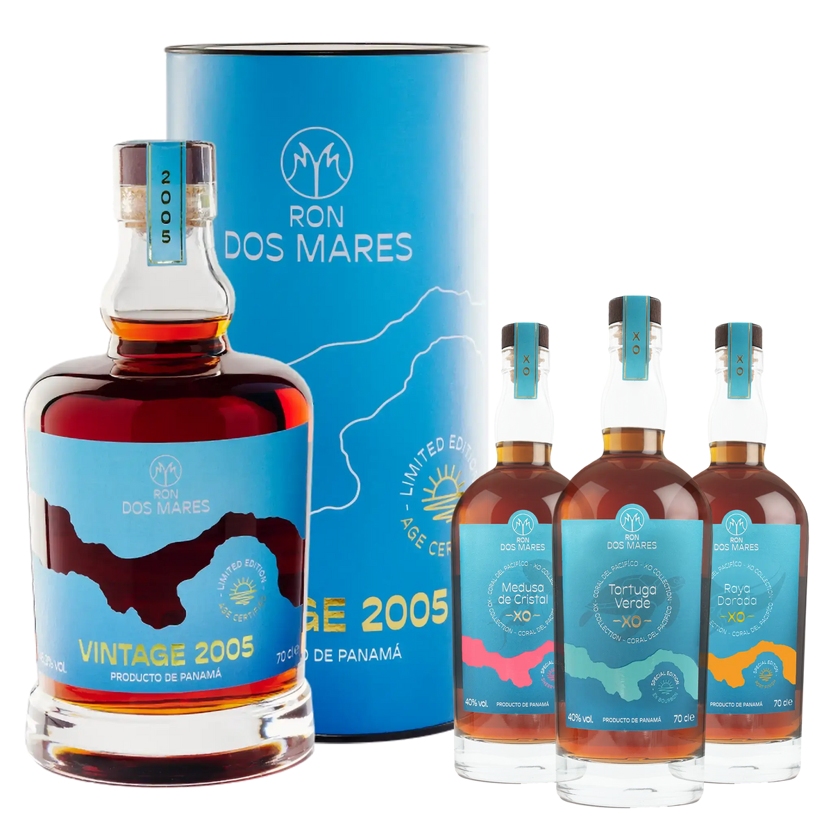 Ron Dos Mares 2005 Vintage Limited Edition 19 år + GRATIS XO (Valfri)