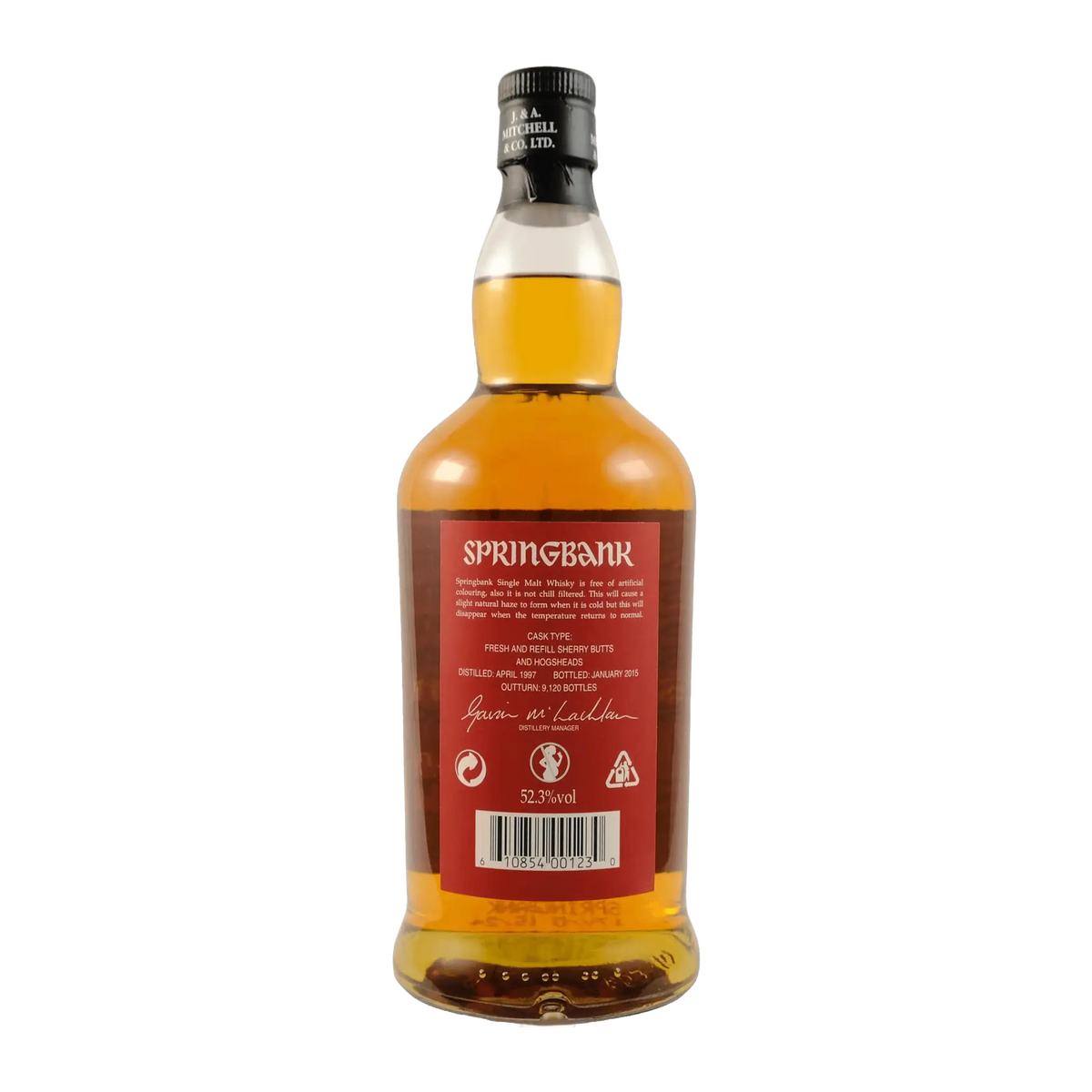 Springbank 17 Year Old Sherry Wood 2015 Whisky Whiskystack Back