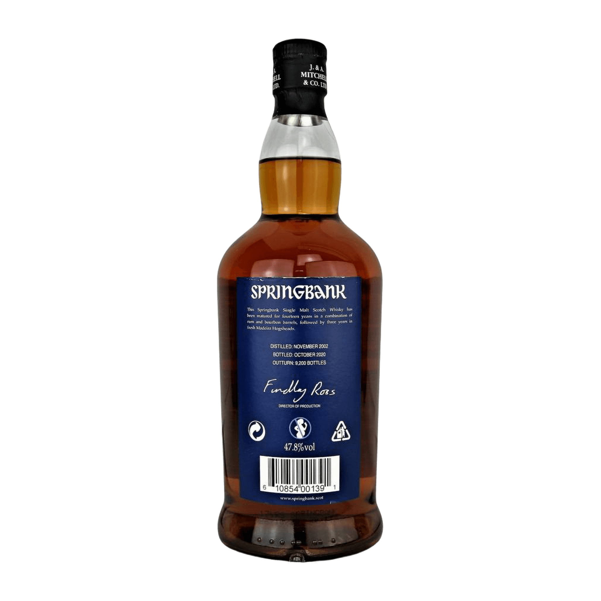Springbank 17 Year Old Madeira Wood 2020 Whisky Whiskystack Back