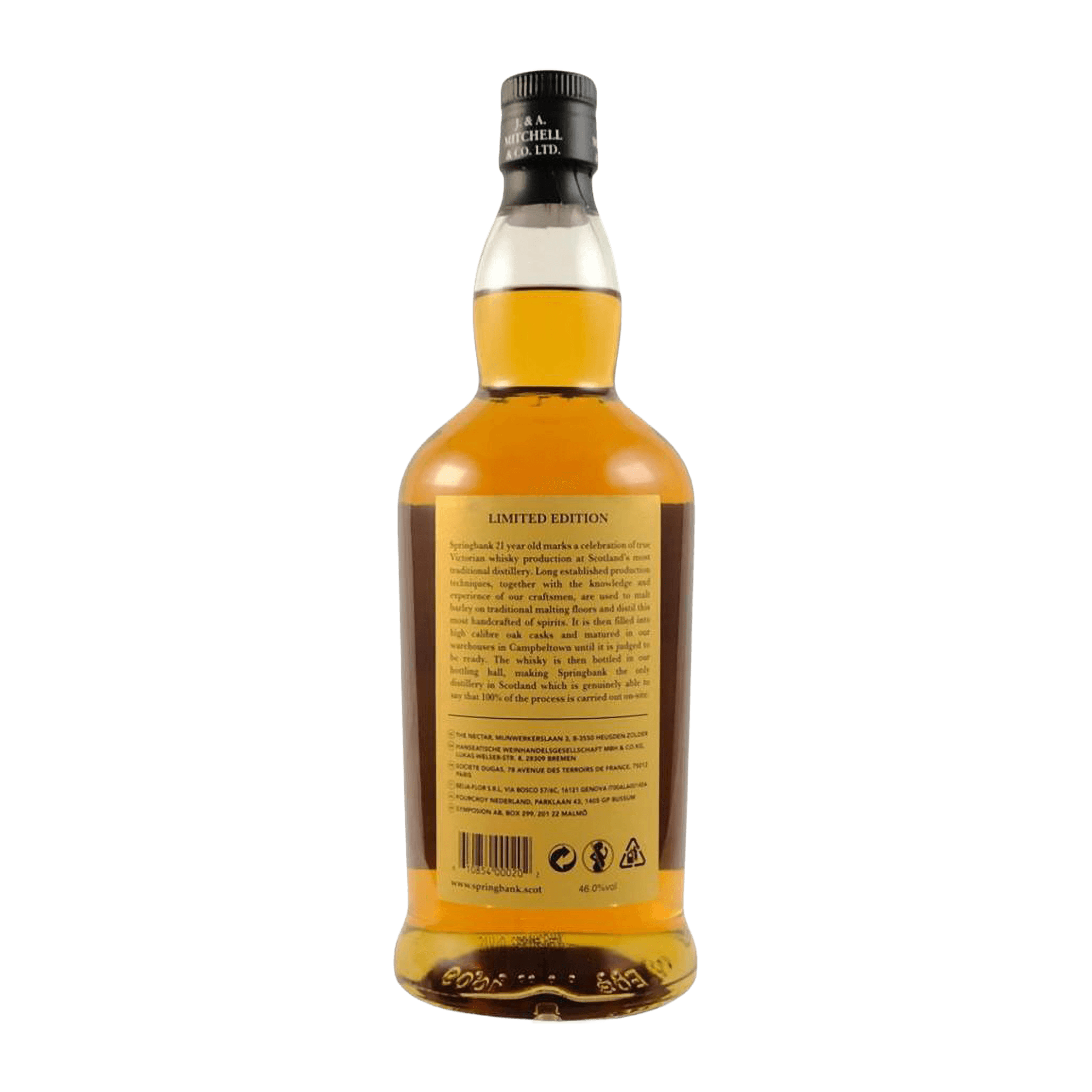 Springbank 21 Year Old 2023 Whisky Whiskystack Back