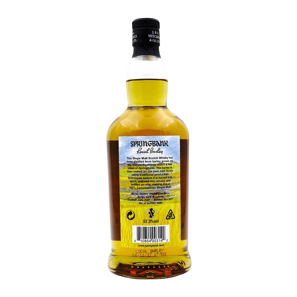 Springbank Local Barley 10 Year Old 2017 Whisky Whiskystack Back