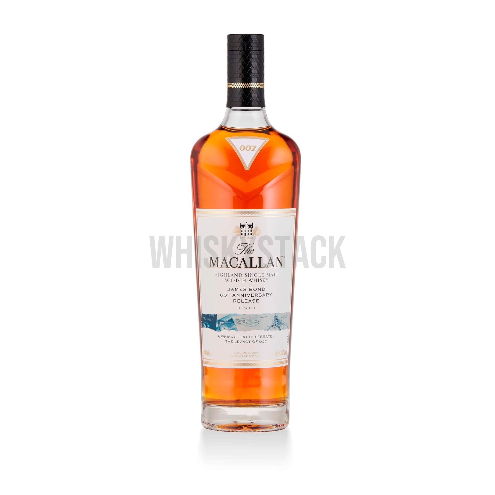 The Macallan James Bond 60th Anniversary Release Decade 1 flaska