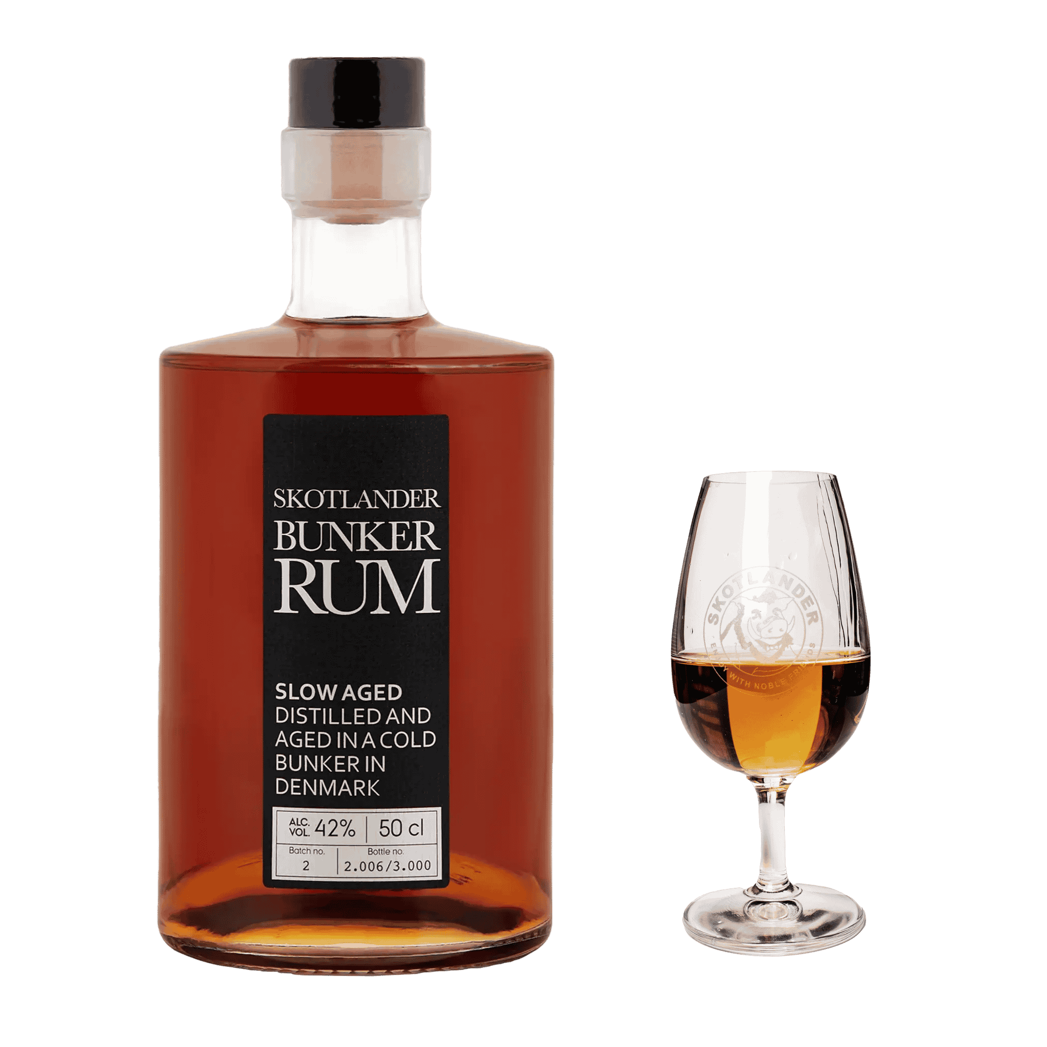 En kraftfuld romoplevelse: Skotlander Bunker Rom & Romglas