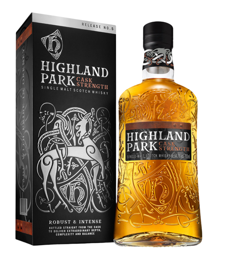 Highland Park Cask Strength No. 5 – En kraftfuld og raffineret whiskyoplevelse