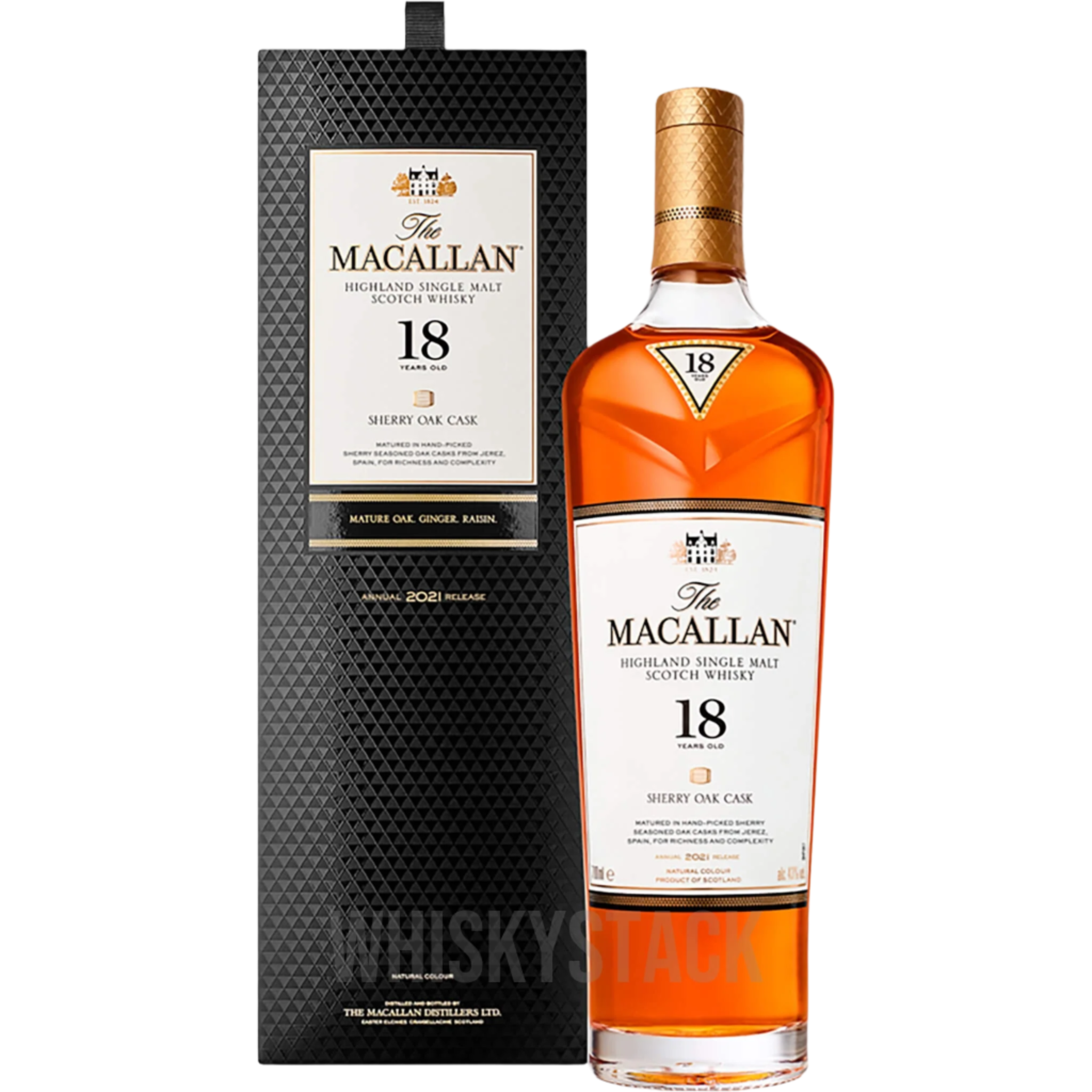 Macallan 18 Years Old Sherry Oak 2021 – En Fyldig og Ikonisk Oplevelse
