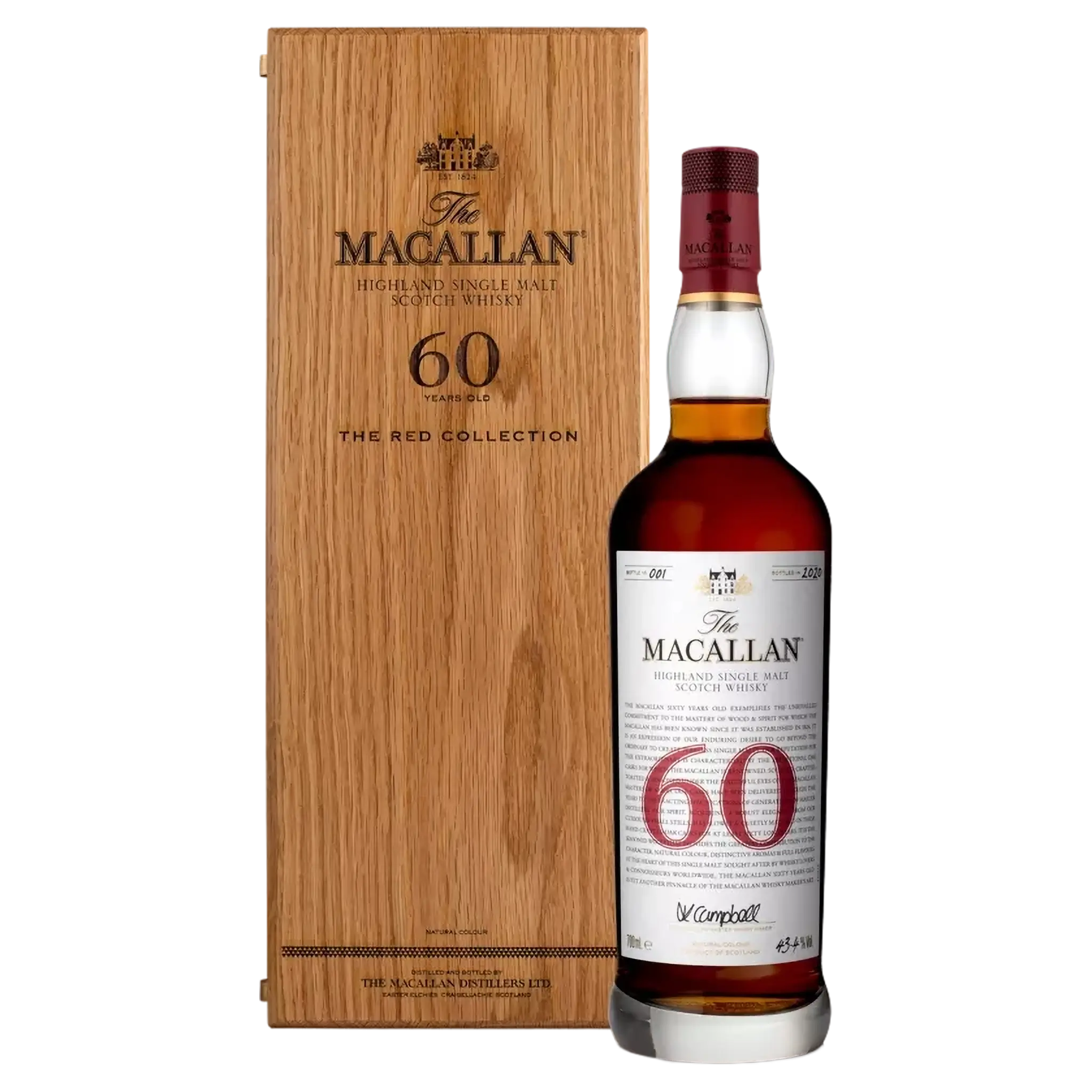 Oplev Seks Årtiers Whiskyperfektion med Macallan Red Collection 60 Years Old