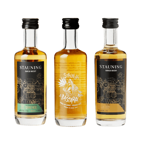 Førsteklasses Smagsoplevelse: Stauning Whisky Smagsæt – Smoke, Bastard og Rye