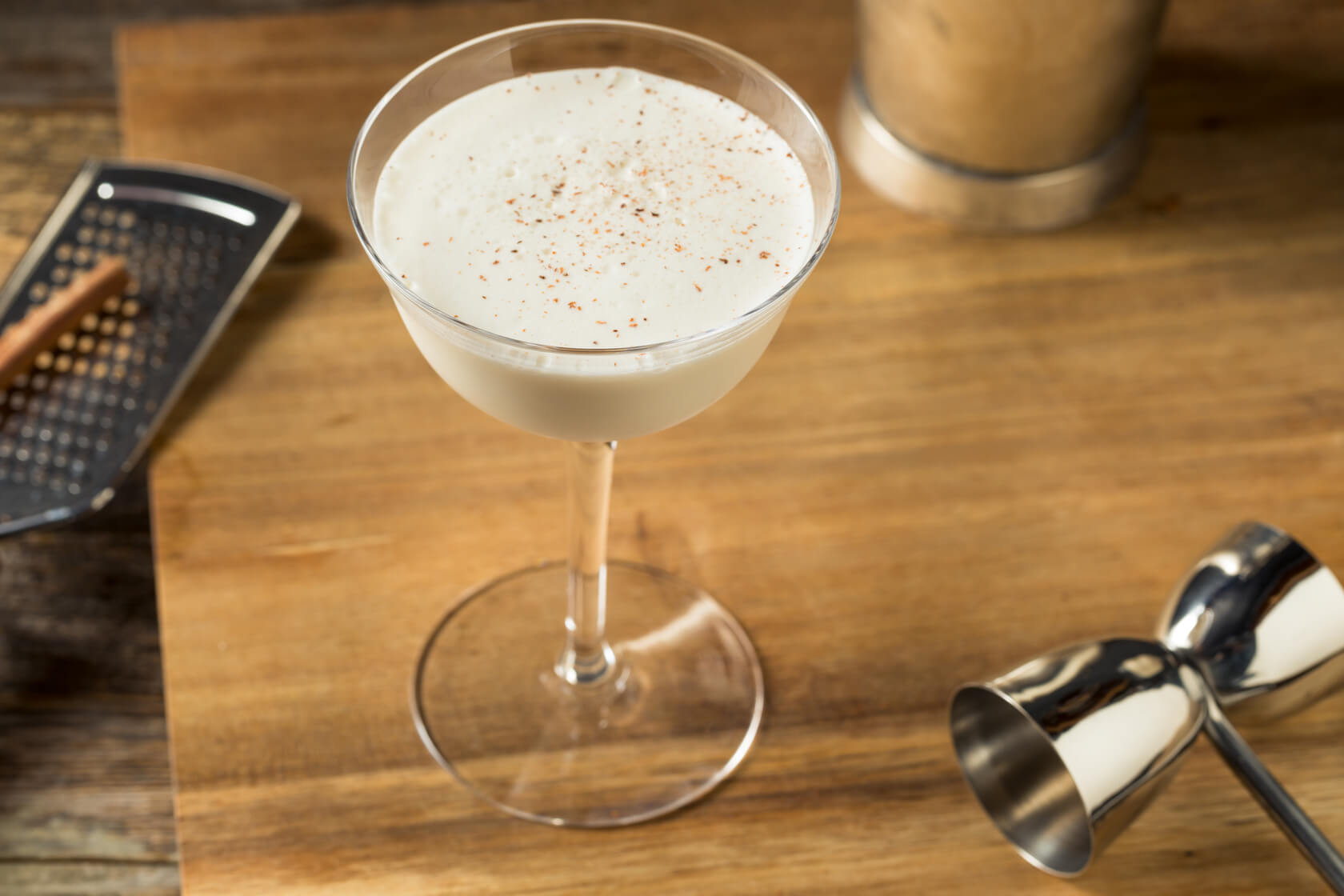 Bourbon Milk Punch