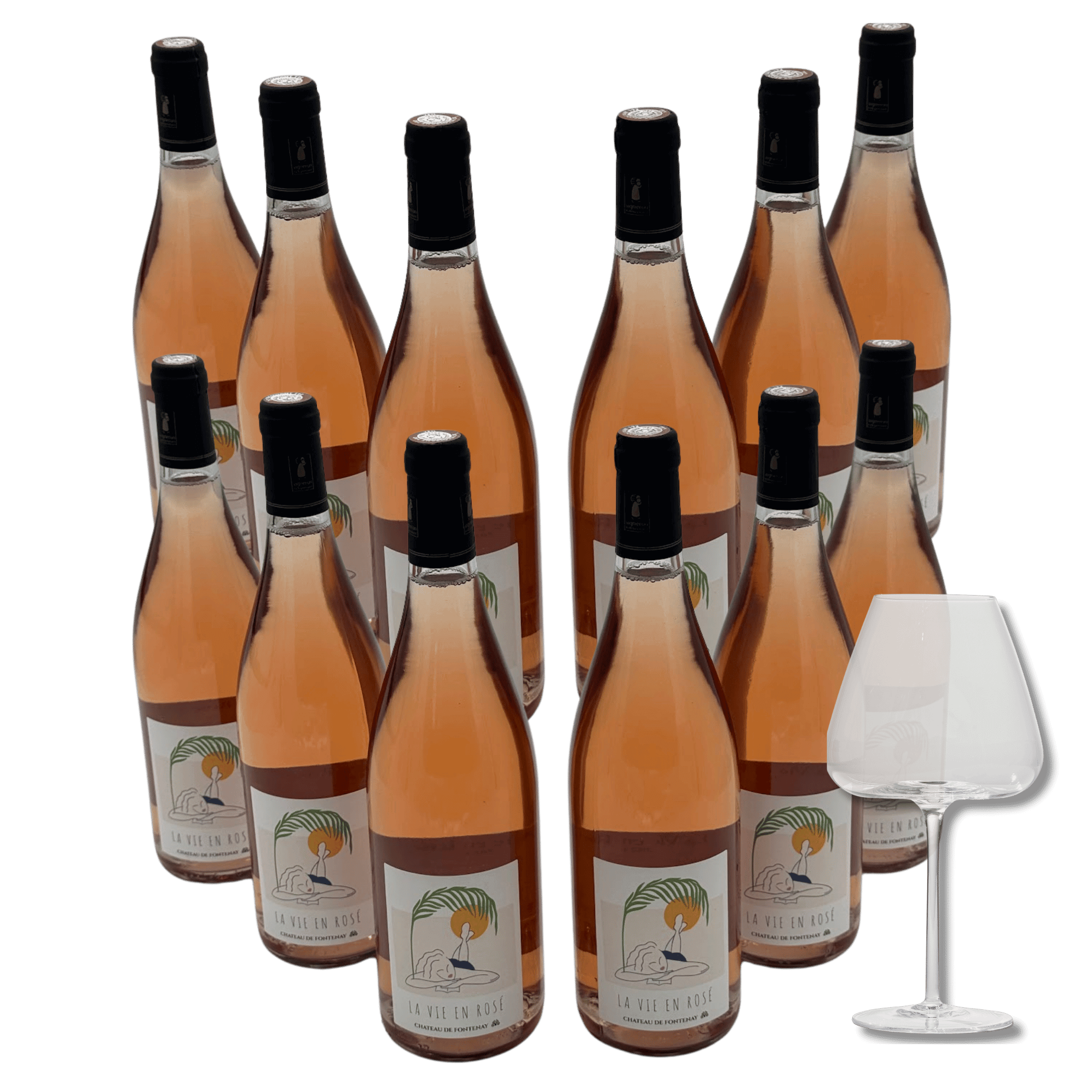 Forkæl dine smagsløg: 12 flasker La Vie en Rosé + Bourgogneglas til vanvittig pris