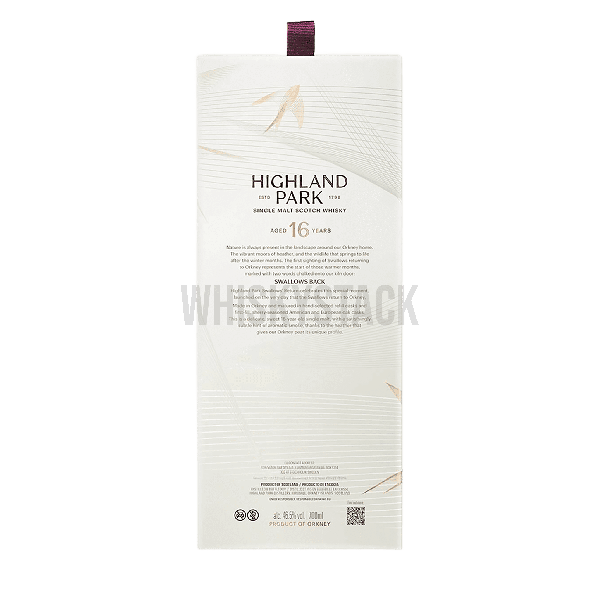 Highland Park Swallow’s Return 16 Year Old