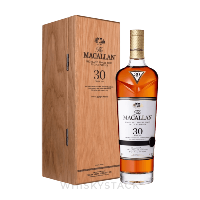 Macallan 30 Years Old Sherry Oak 2024 - Flaske og Boks
