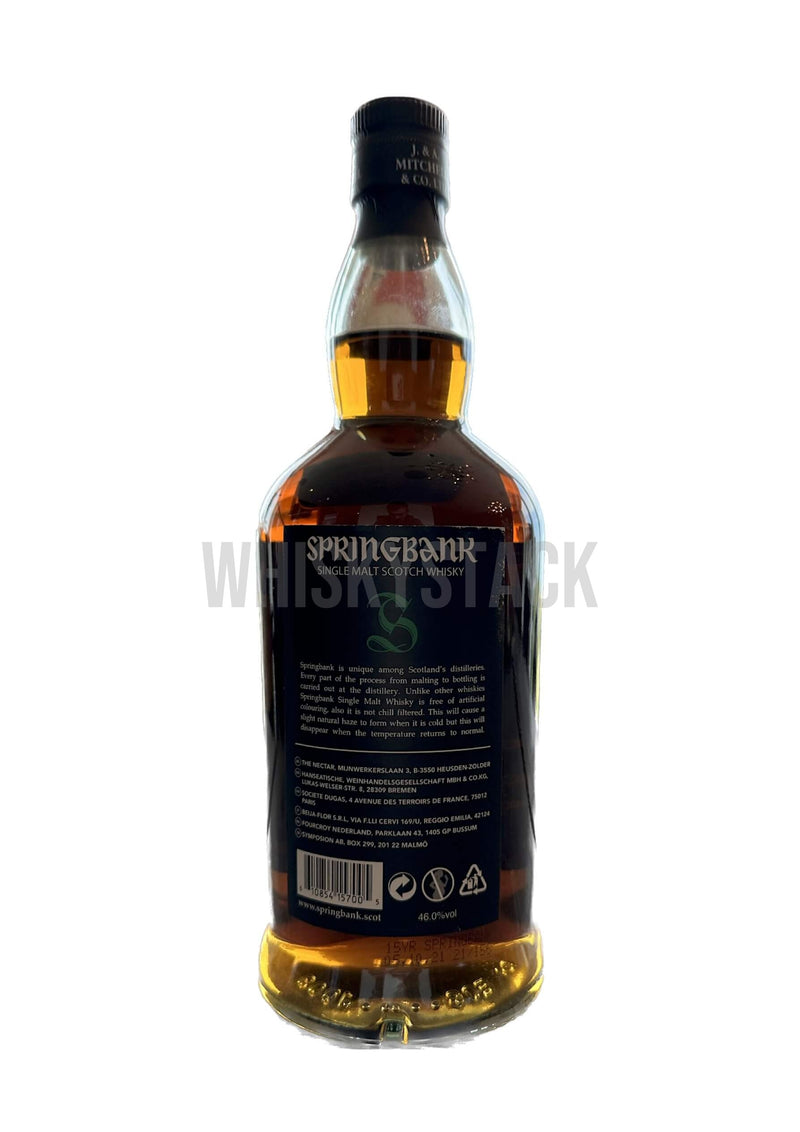 Springbank 15 år gammal – En klass för sig