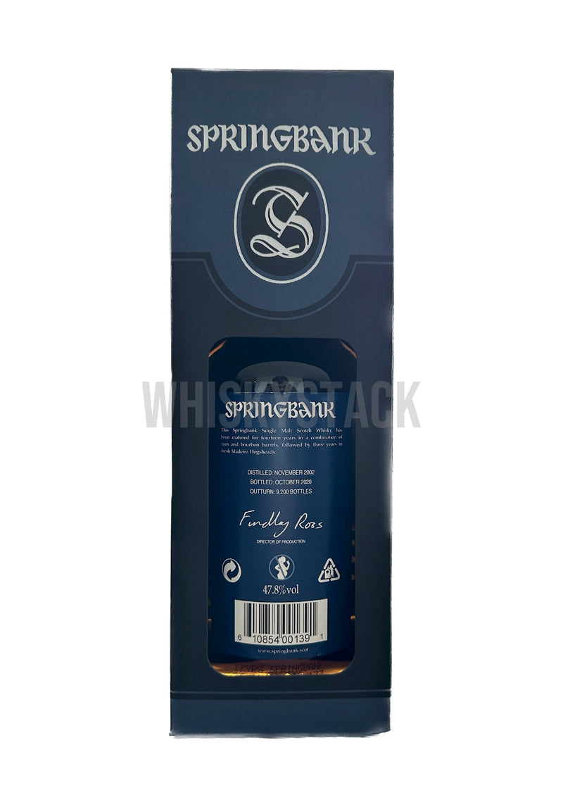 Springbank 17 år gammal Madeira Wood 2020