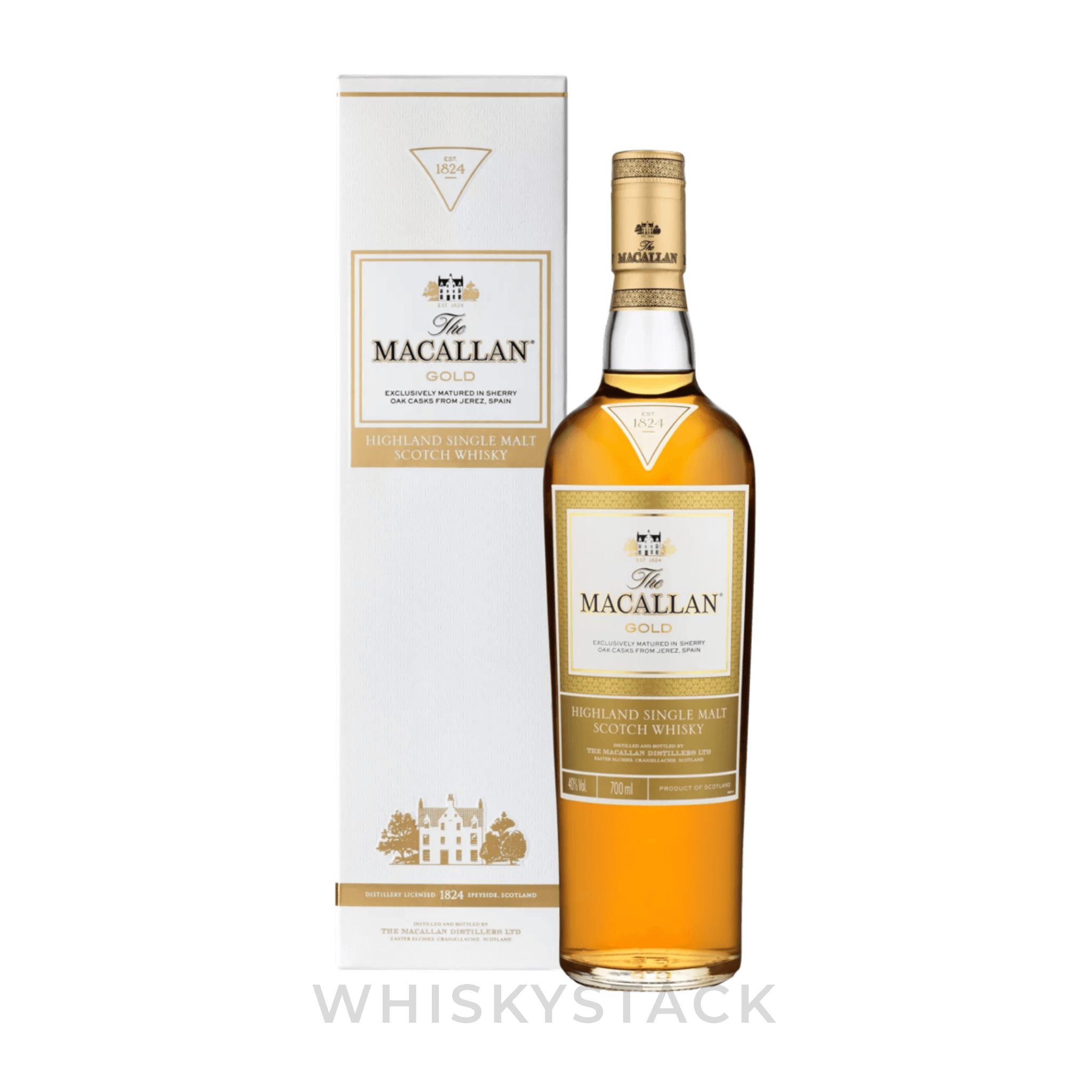 The Macallan Gold Whisky – White Box Edition 70 cl Flaske og Boks