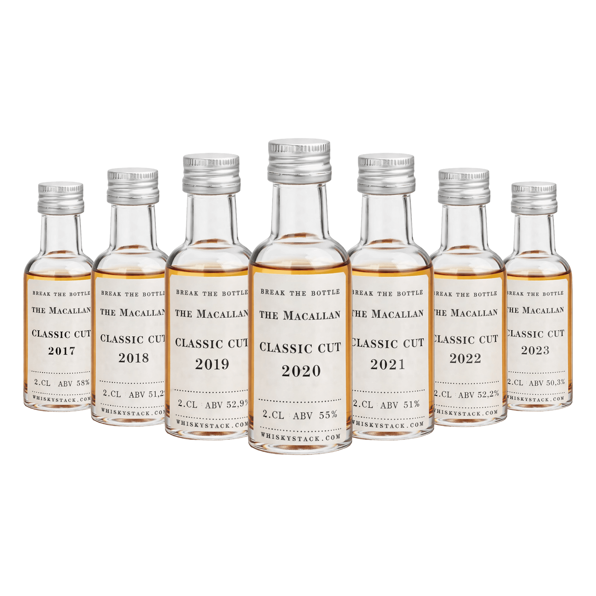 Macallan Classic Cut 2017-2023 – Smagesæt (7 x 2 cl.)