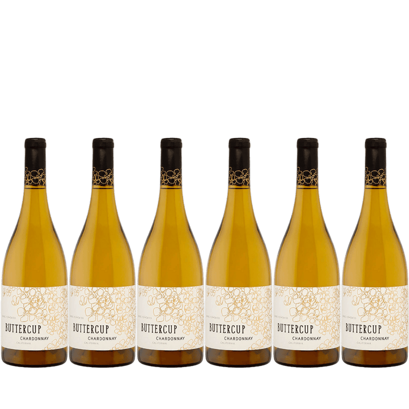 6 Flasker Buttercup Chardonnay Hvidvin