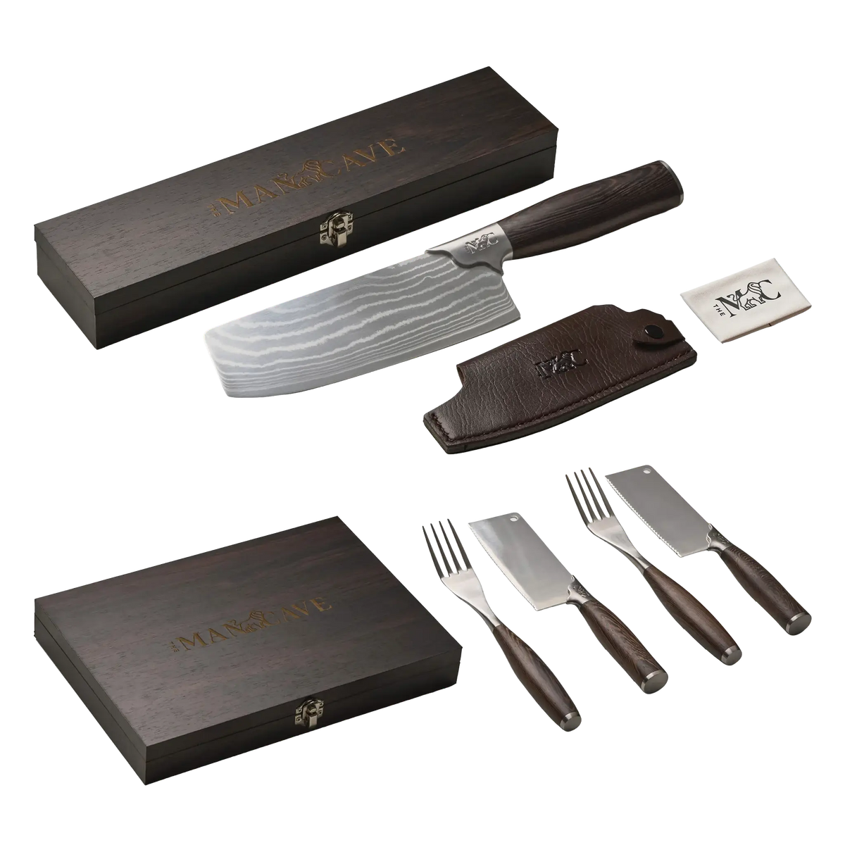 The Mancave Wild Beast Steak Set + kockkniv