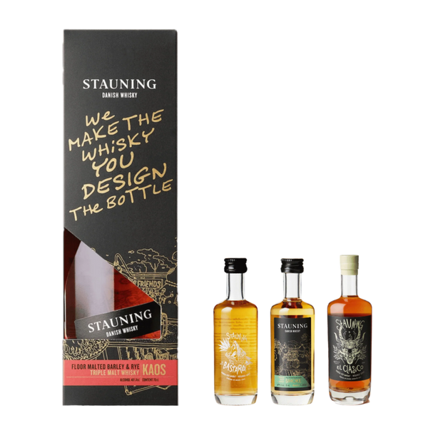 Stauning KAOS Design Edition &amp; Provsmakningsset – En unik whiskyupplevelse