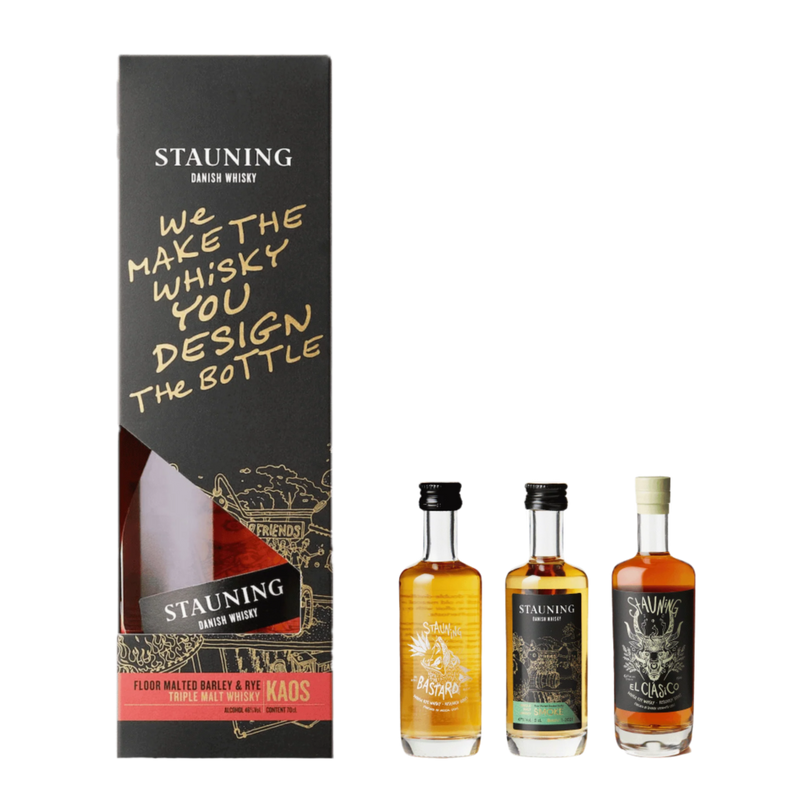 Stauning KAOS Design Edition &amp; Provsmakningsset – En unik whiskyupplevelse