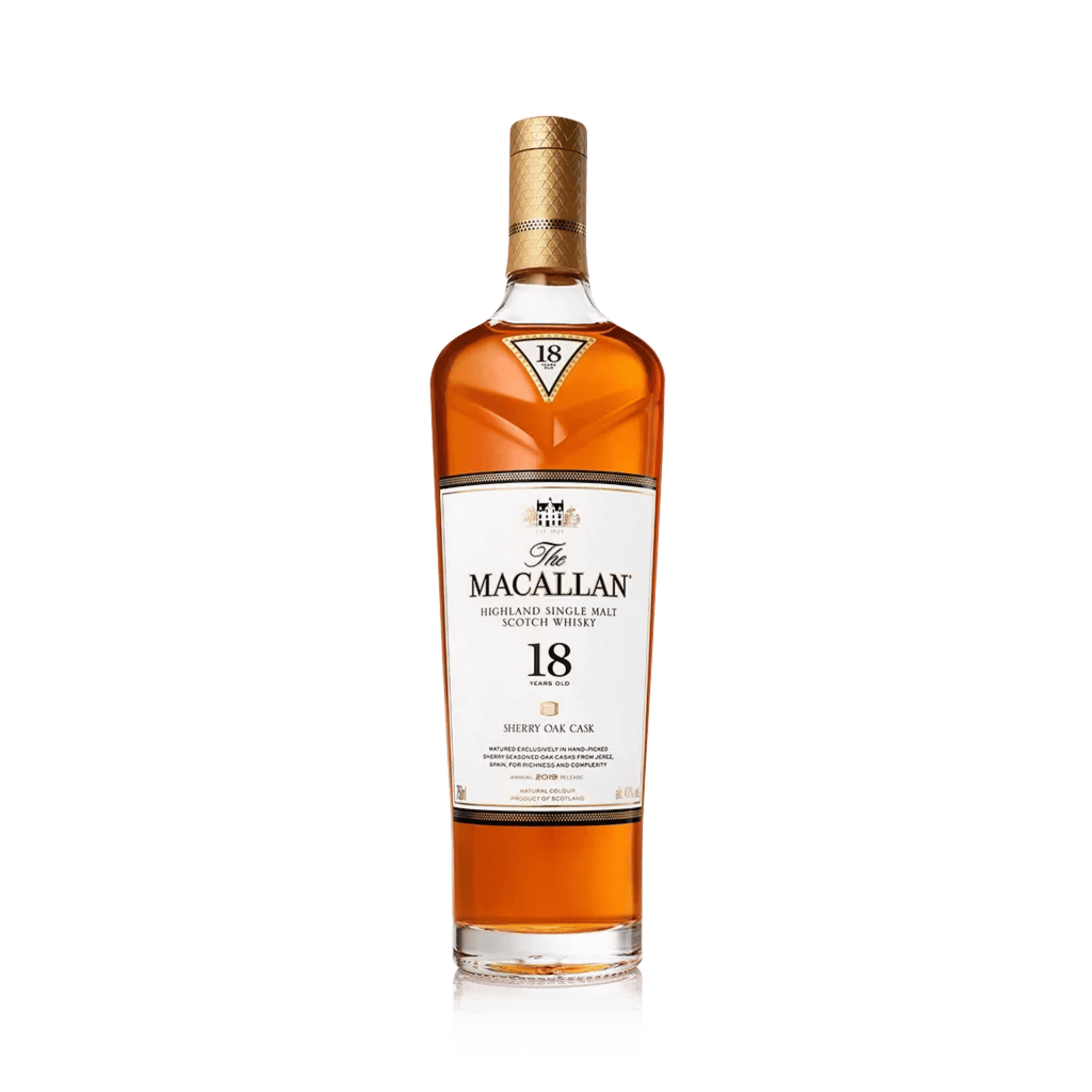 Macallan 18 Years Old Sherry Oak 2019 Flaske