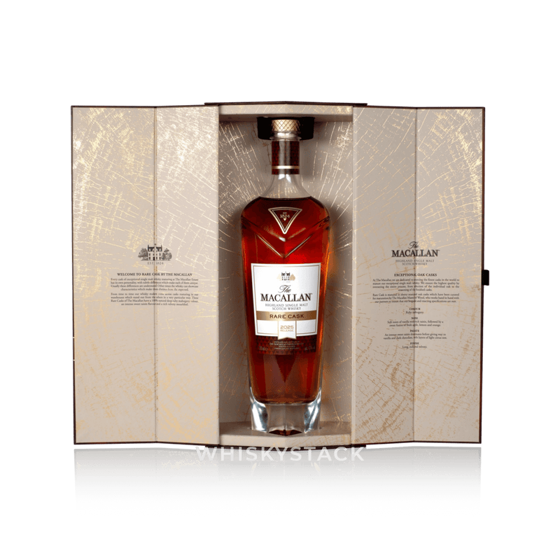 Macallan Rare Cask 2025 – Eksklusiv Single Malt Whisky Åben Boks med Flaske