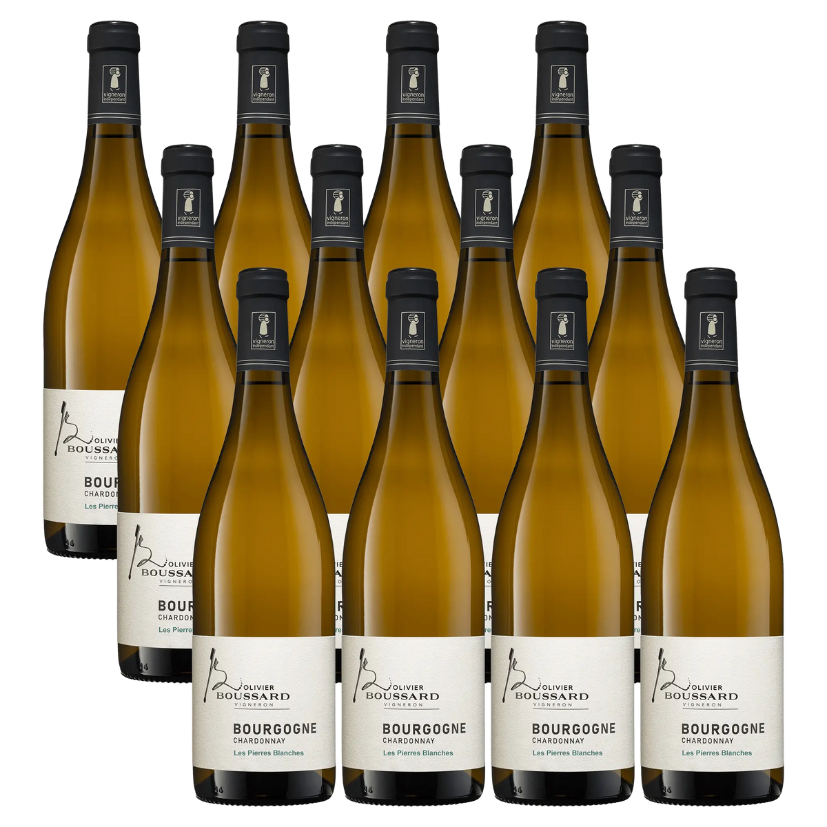 Domaine Boussard Bourgogne Chardonnay Cuvée Les Pierres Blanches 12 bottles