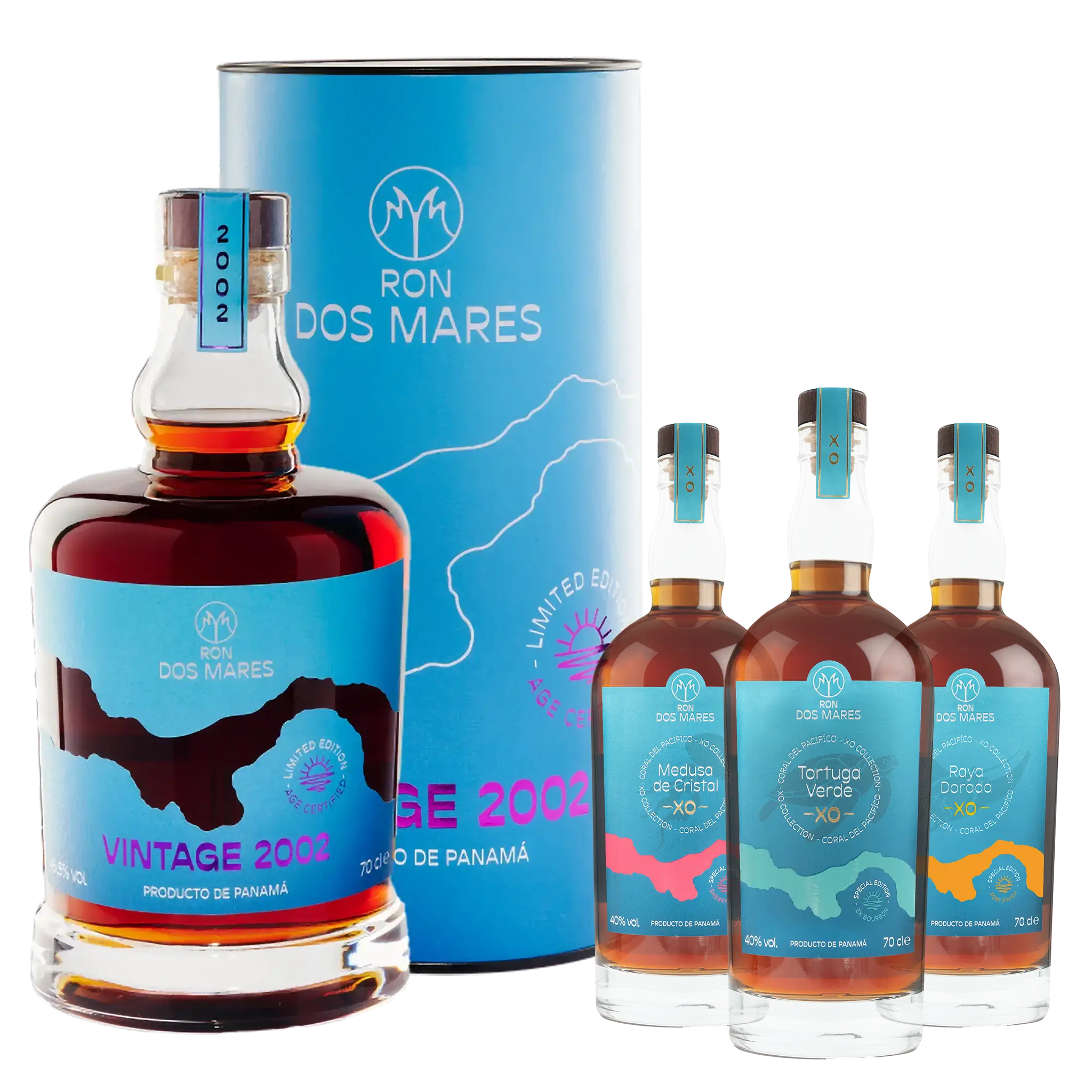 Ron Dos Mares 2002 Vintage Limited Edition 22 år + GRATIS XO (Valfri)