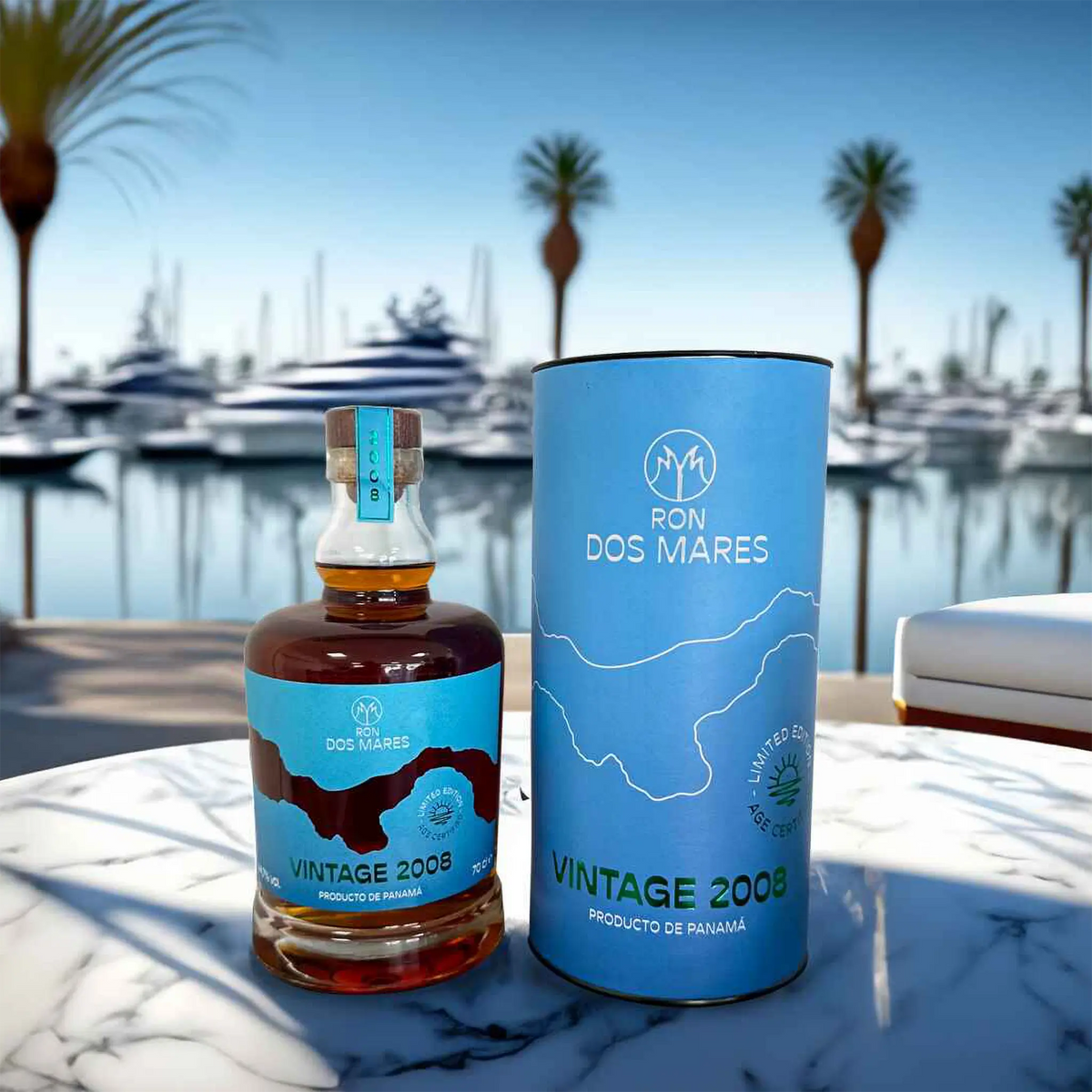 Ron Dos Mares Vintage 2008 Vintage  Limited Edition 16 År Panama Rom Port