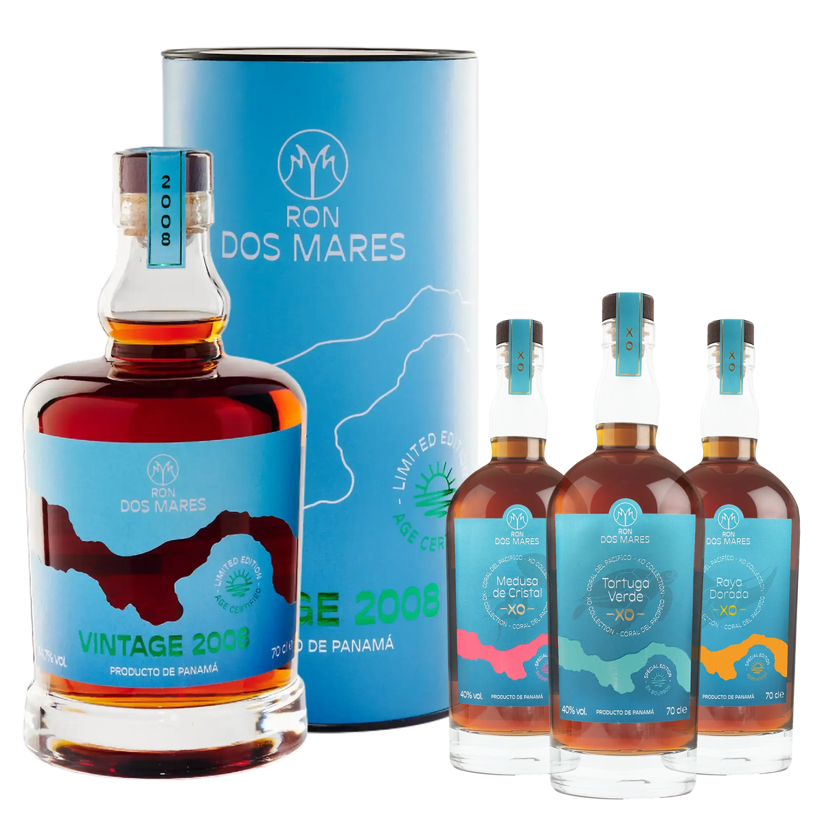 Ron Dos Mares 2008 Vintage Limited Edition 16 år + GRATIS XO (Valfri)