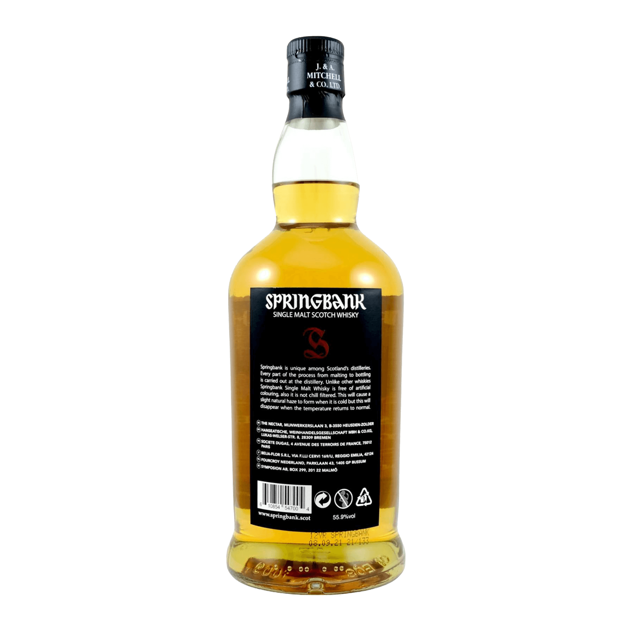 Springbank 12 Year Old Cask Strength 2021 Whisky Whiskystack Back