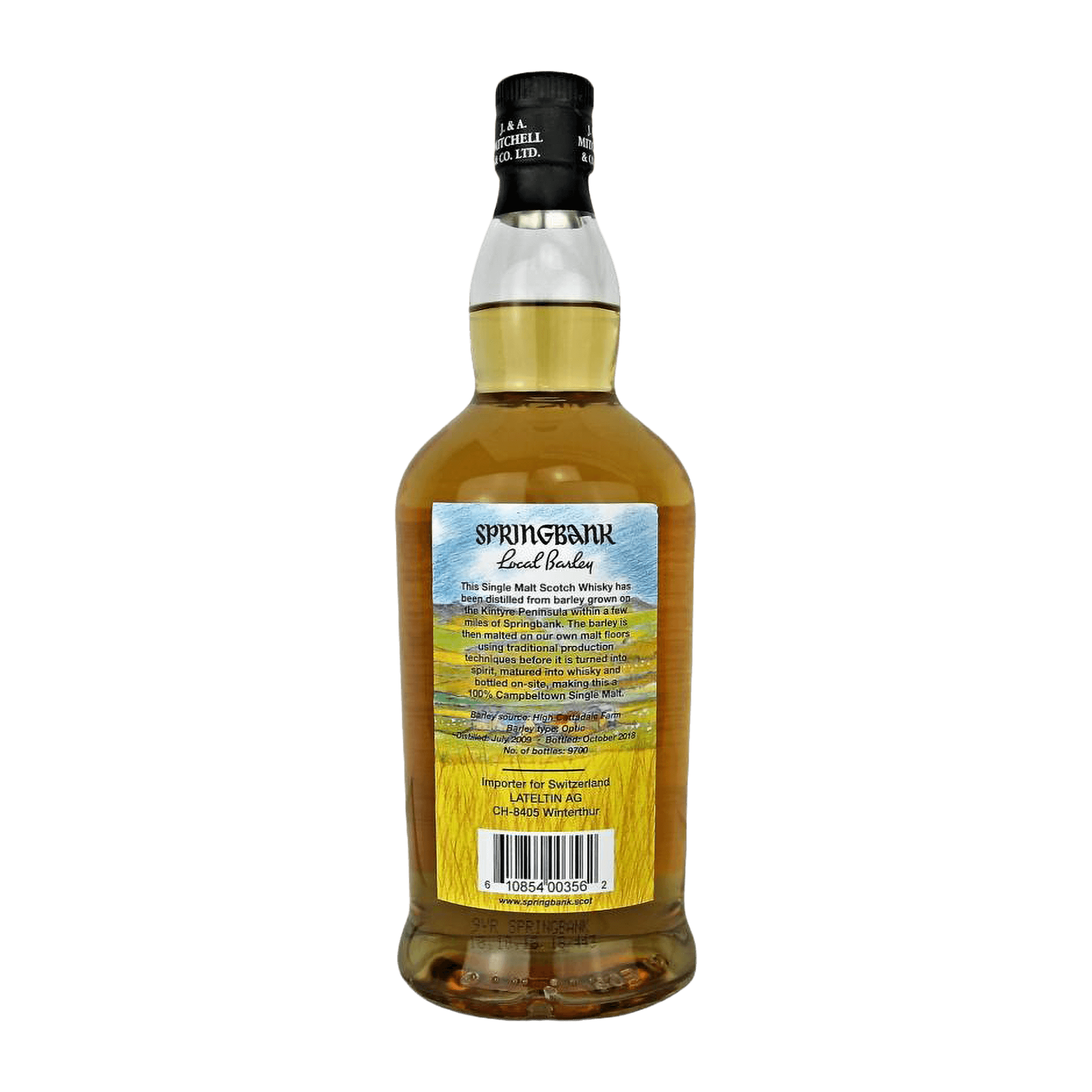 Springbank Local Barley 9 Year Old 2018 Whisky Whiskystack Back