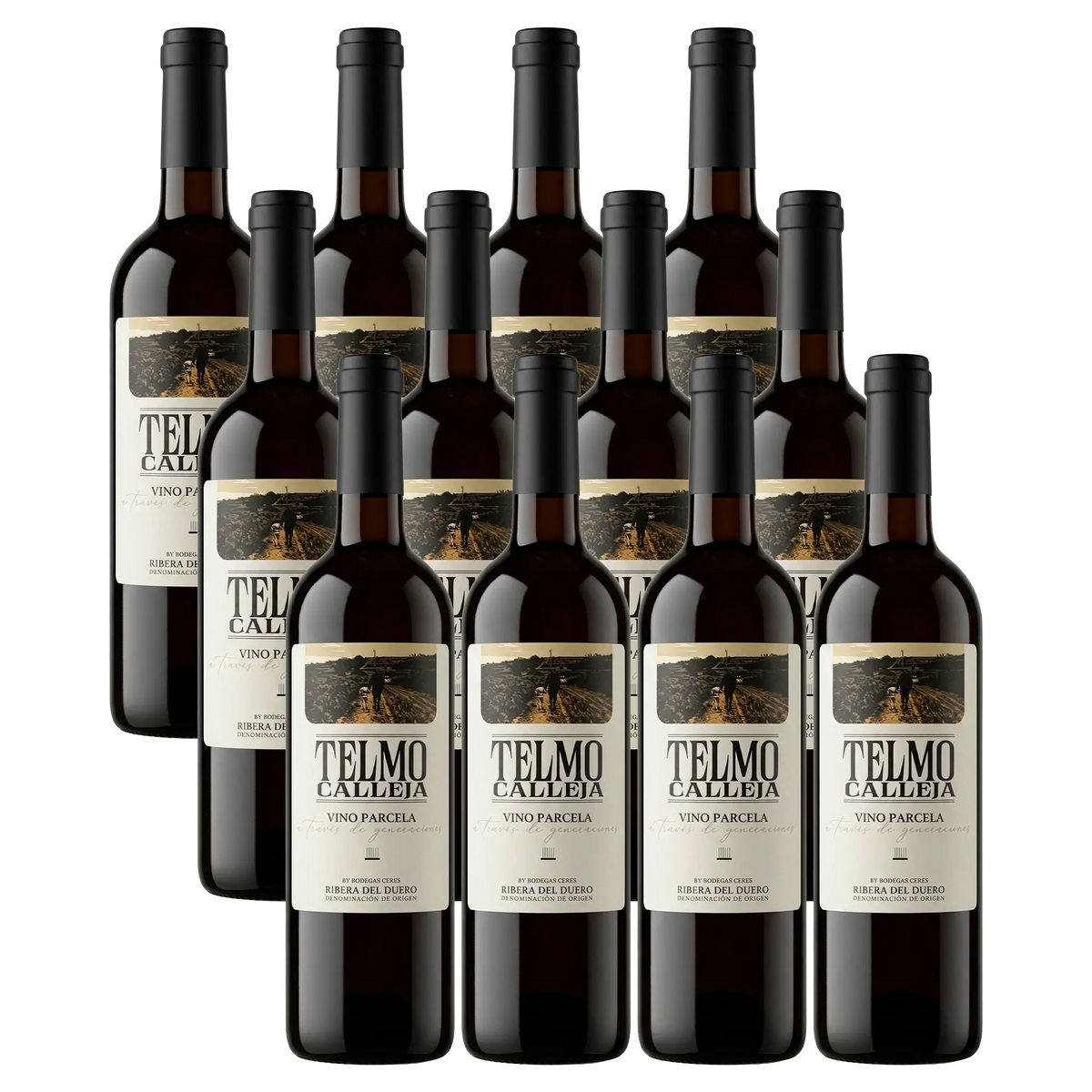 12 flaskor Telmo Calleja Ribera del Duero rödvin